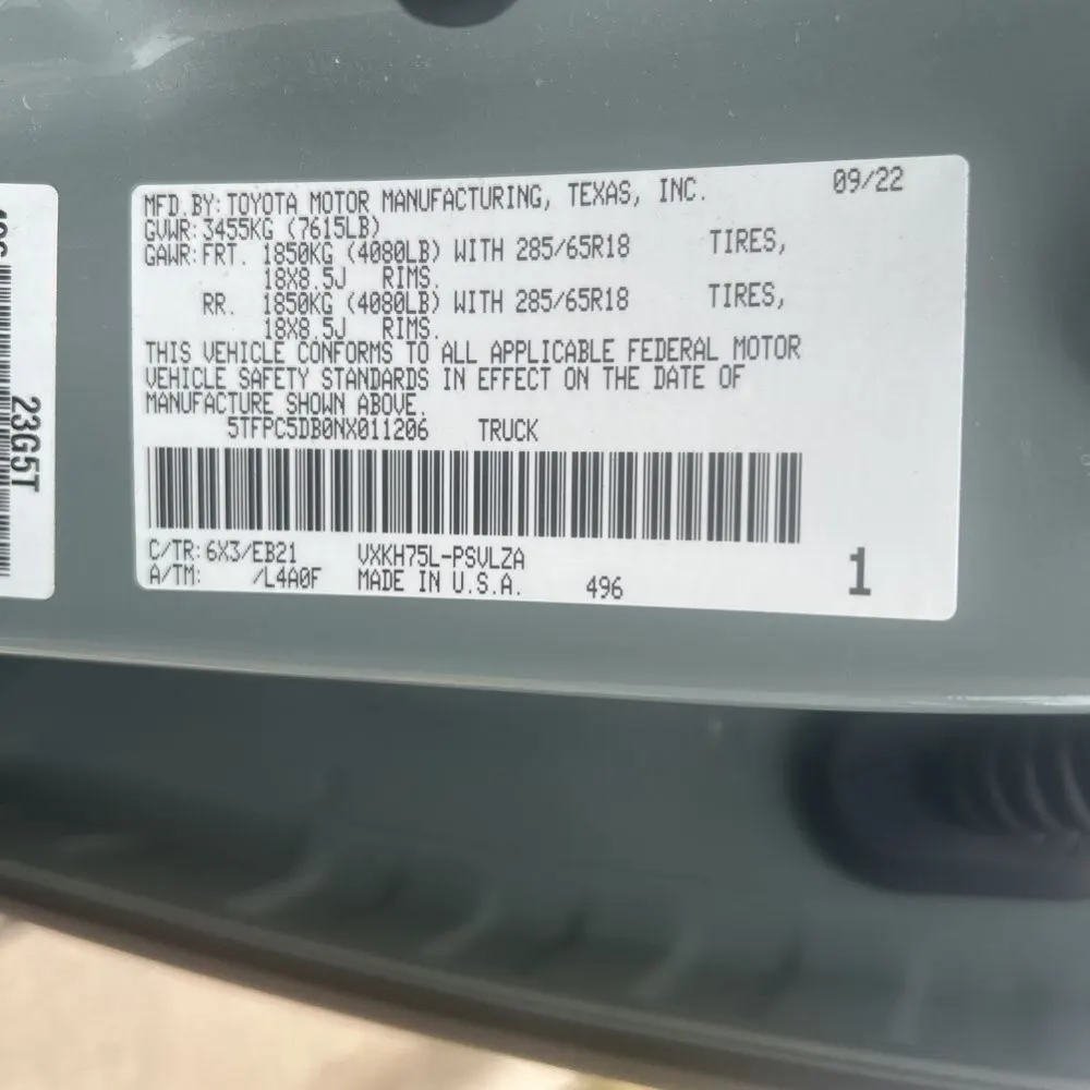 2022 Toyota Tundra TRD Pro HV