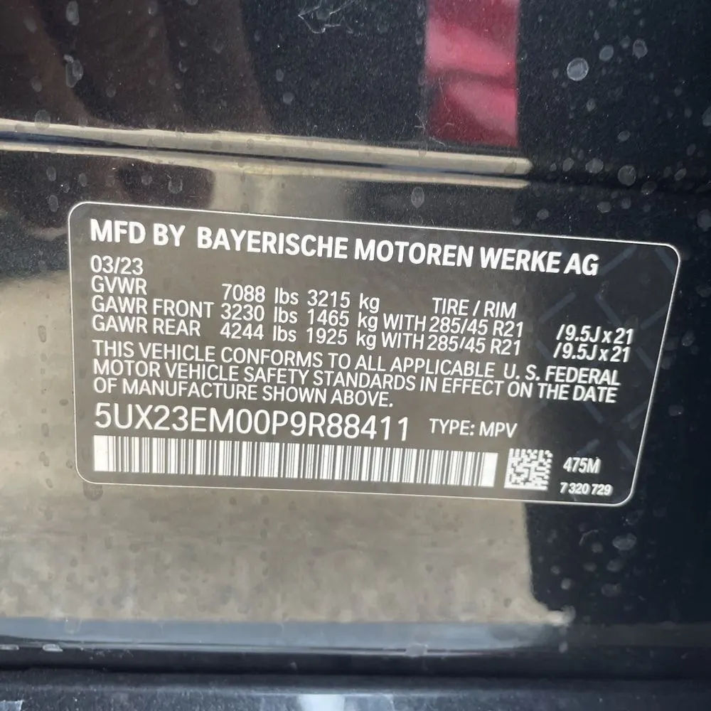 2023 BMW X7 XDrive40i