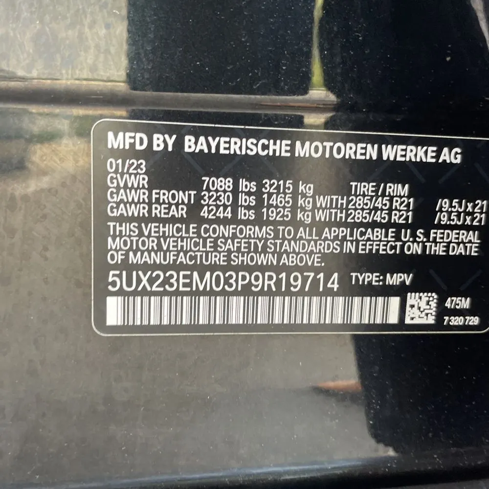 2023 BMW X7 XDrive40i