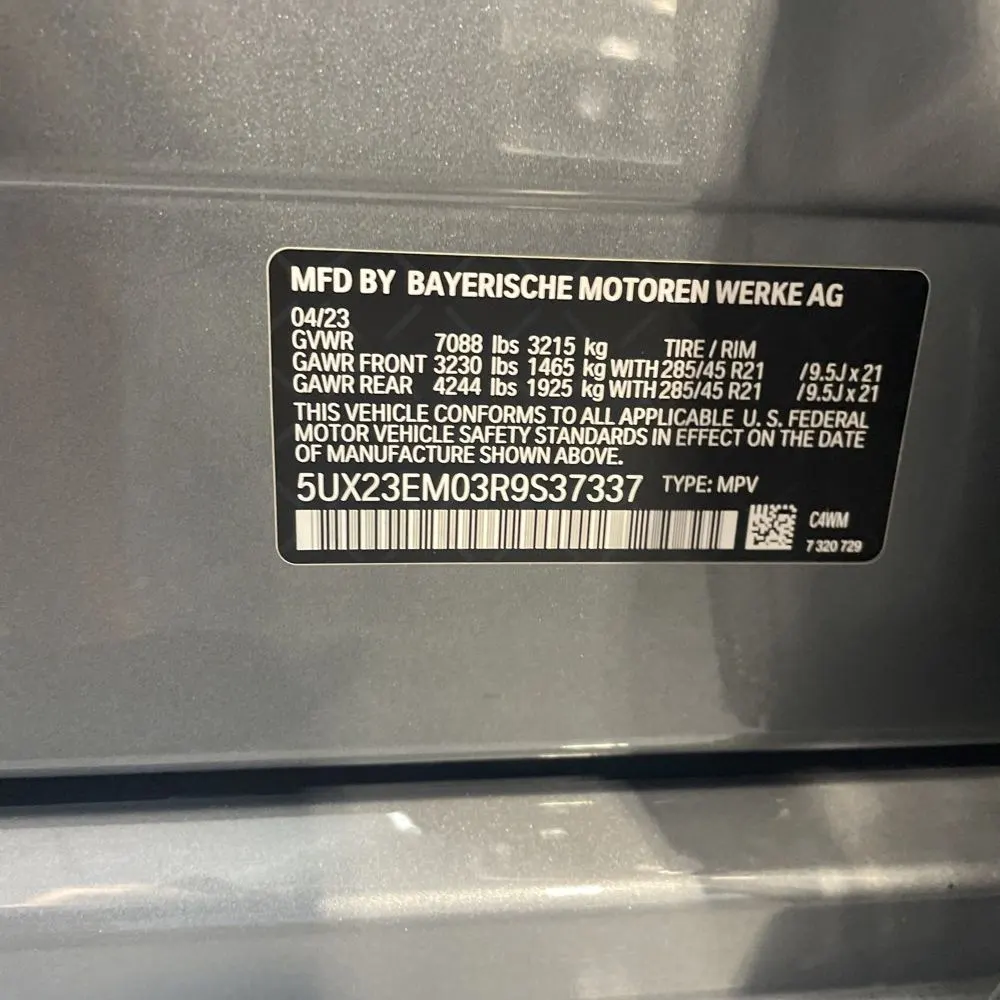 2024 BMW X7 XDrive40i