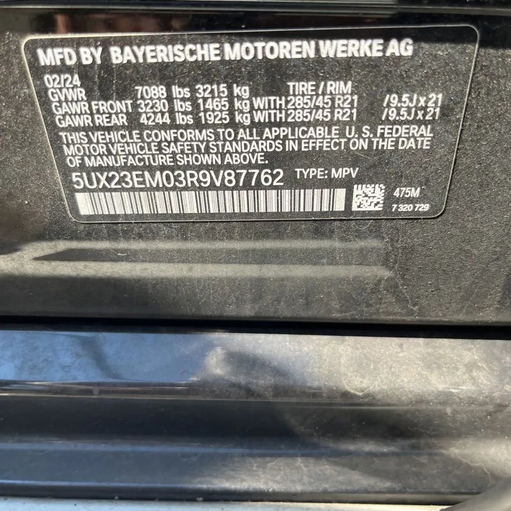 2024 BMW X7 XDrive40i