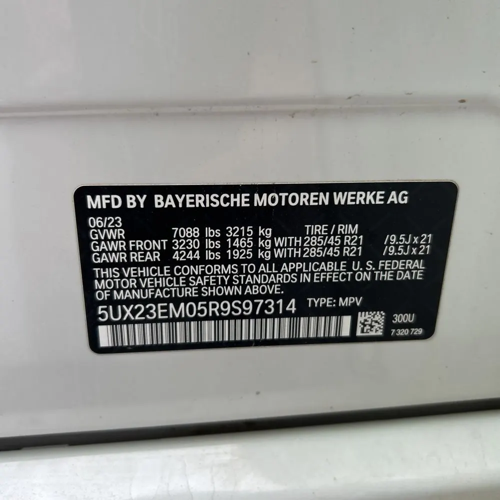 2024 BMW X7 XDrive40i