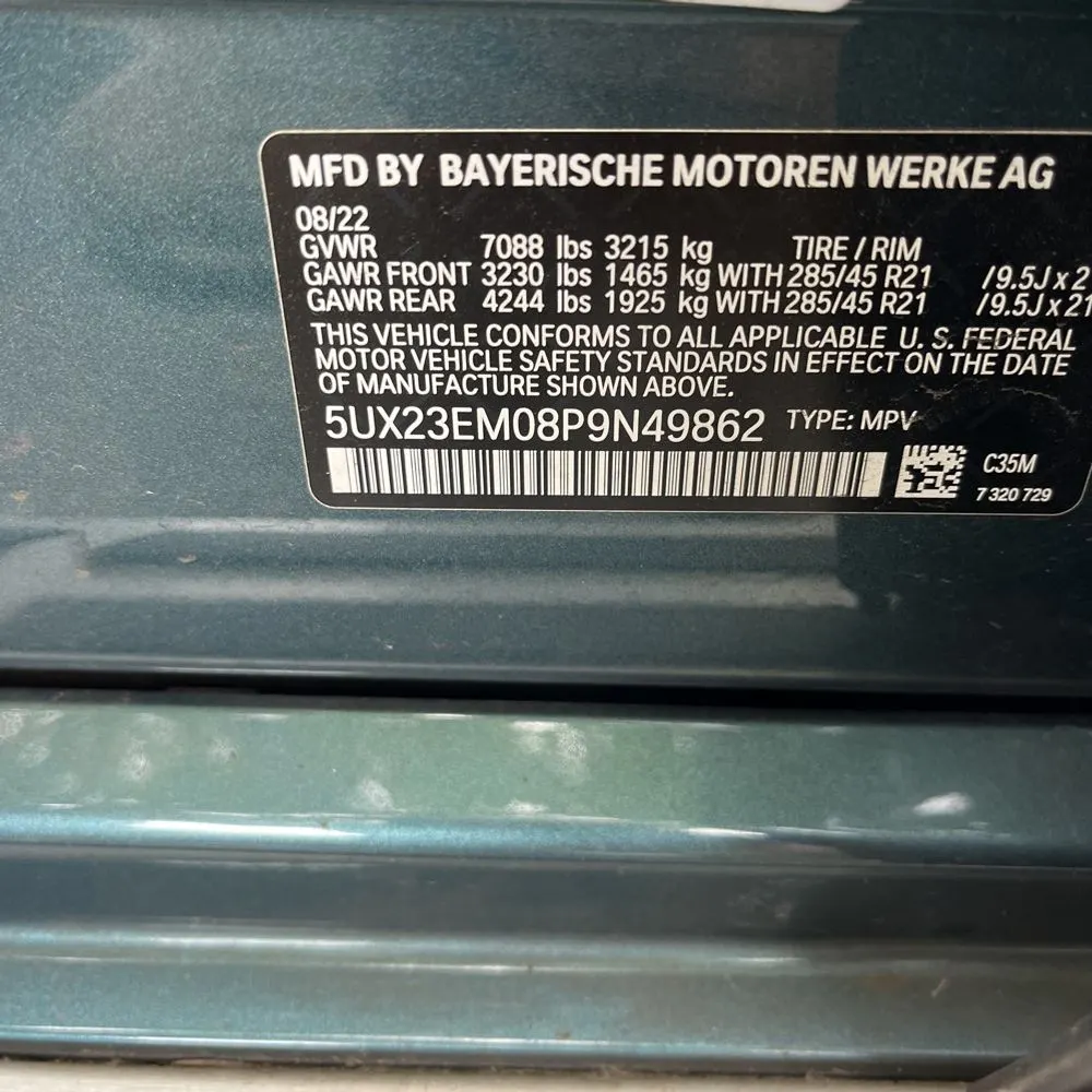 2023 BMW X7 XDrive40i