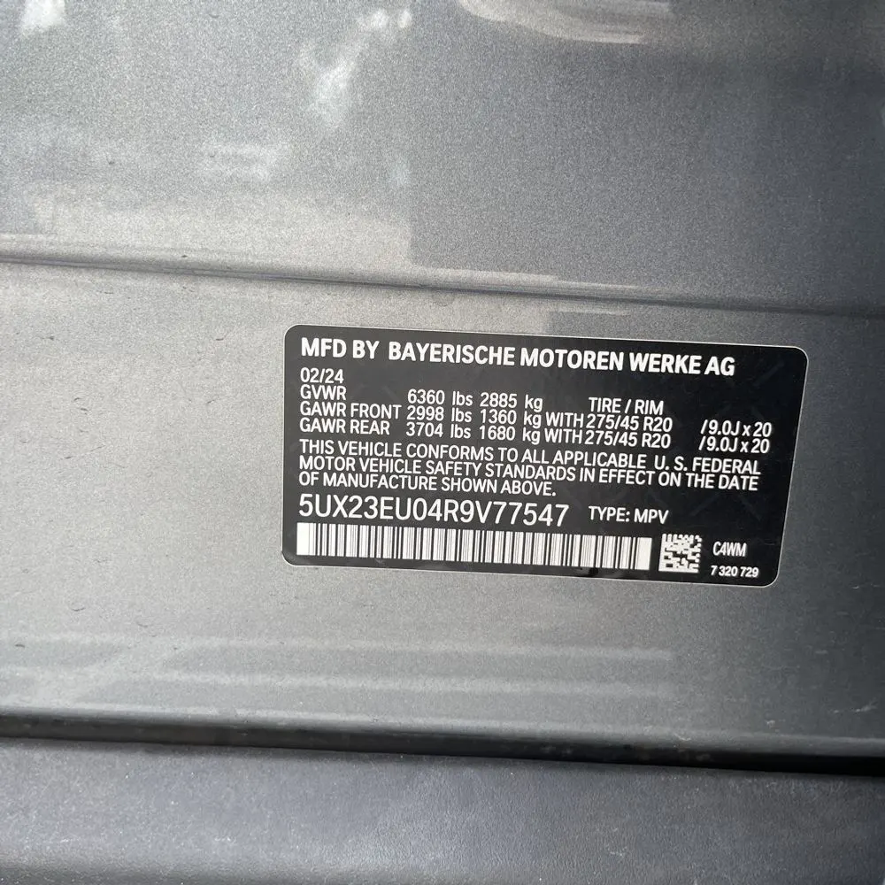 2024 BMW X5 XDrive40i
