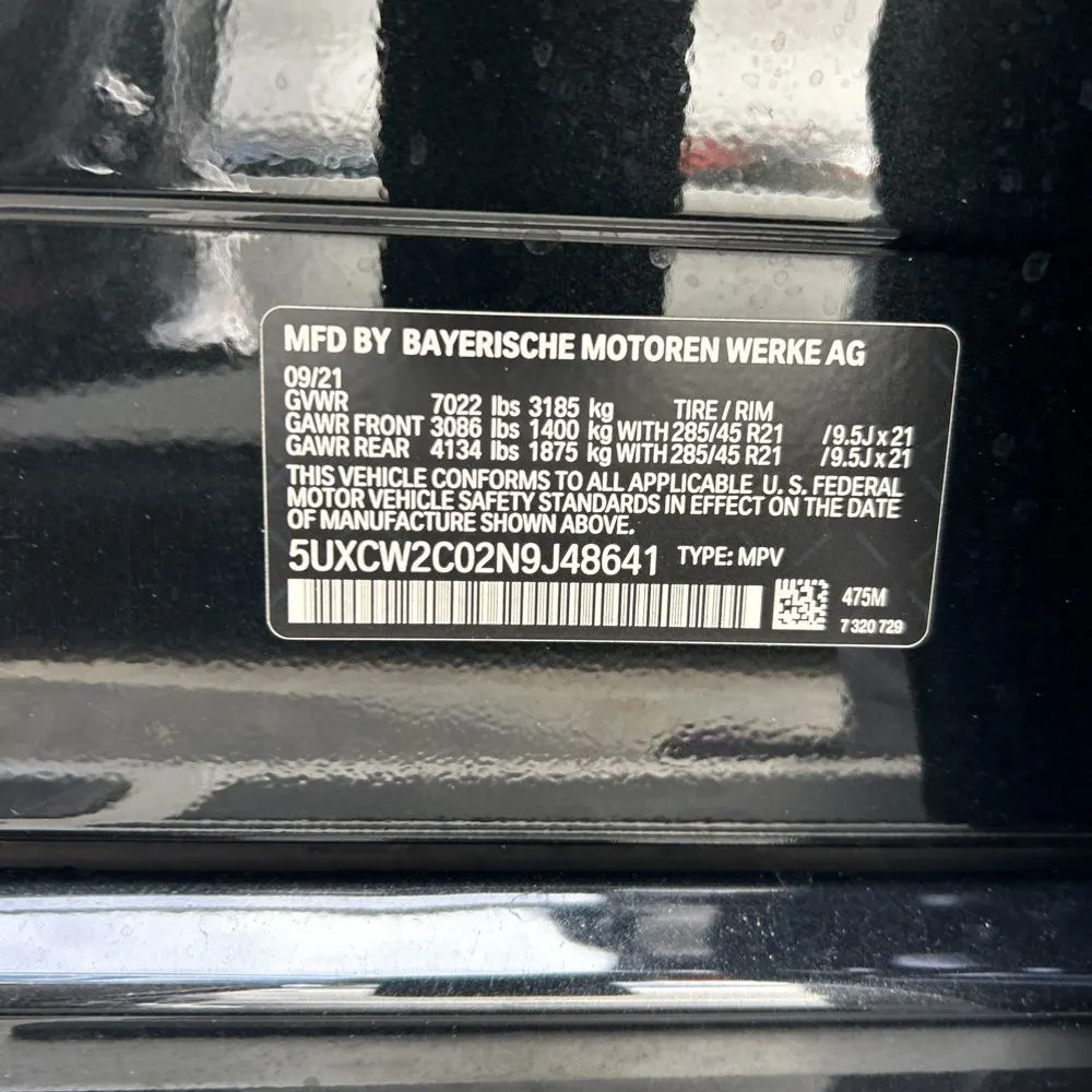 2022 BMW X7 XDrive40i