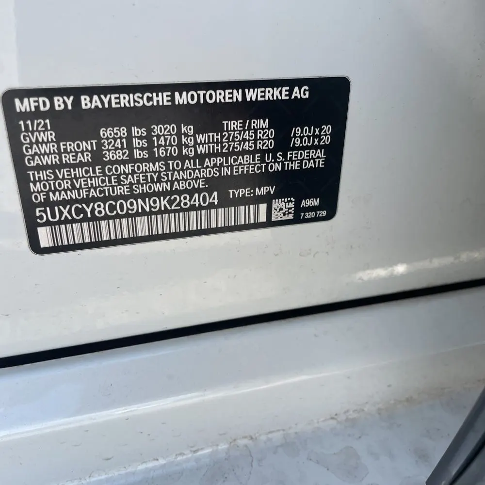 2022 BMW X6 M50i