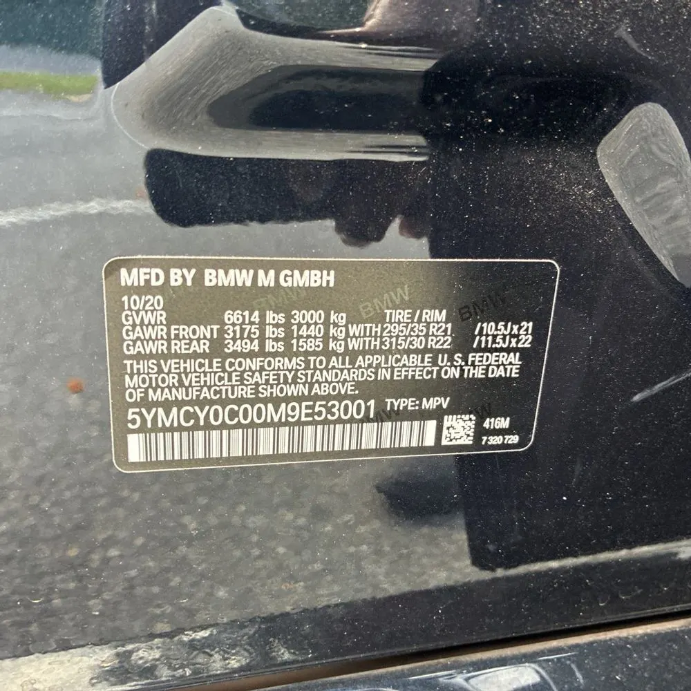 2021 BMW X6 M