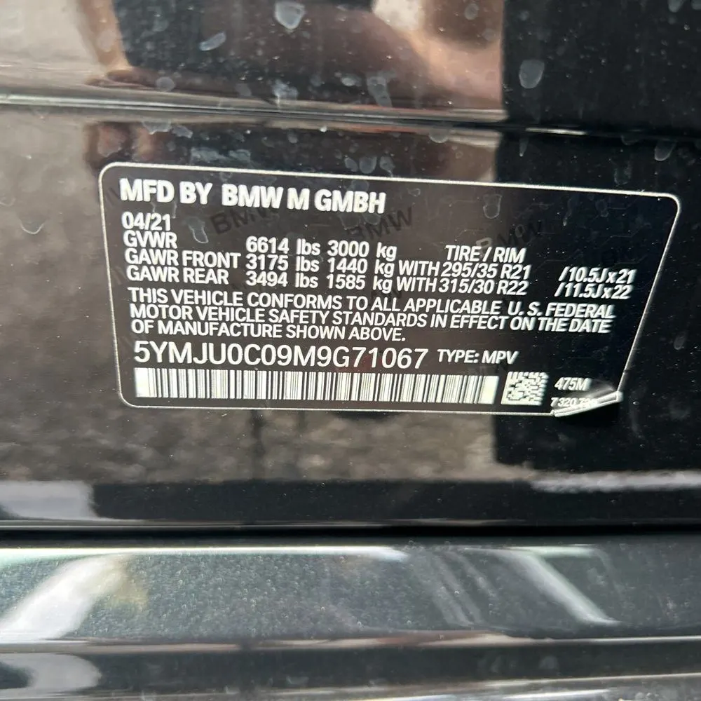 2021 BMW X5 M