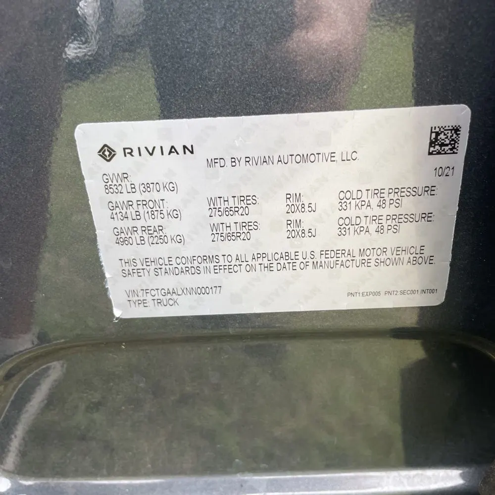 2022 Rivian R1T Launch Edition