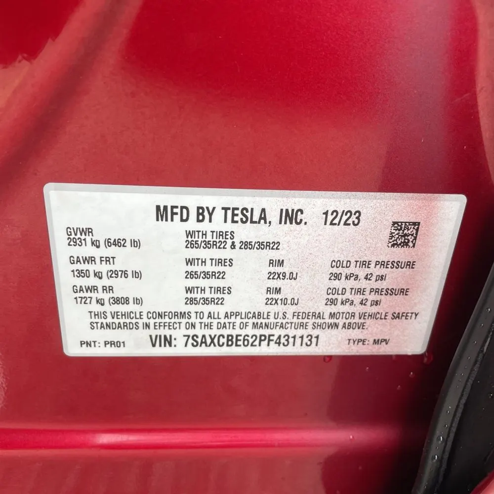 2023 Tesla Model X Plaid