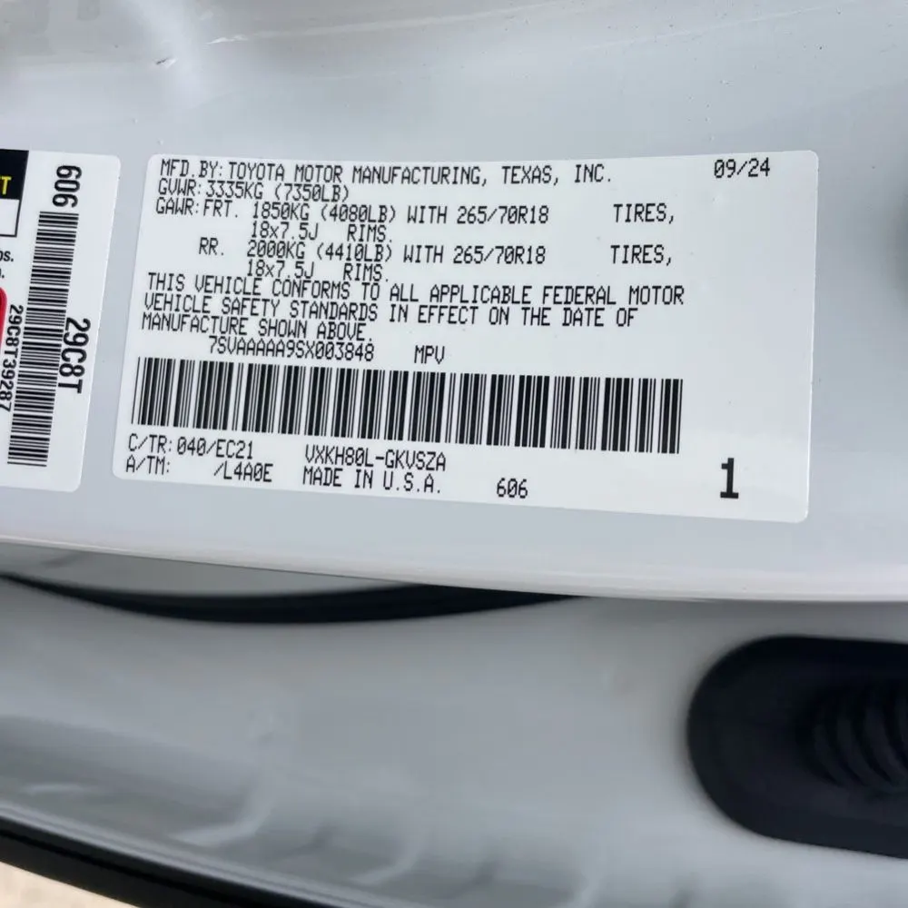 2025 Toyota Sequoia SR5