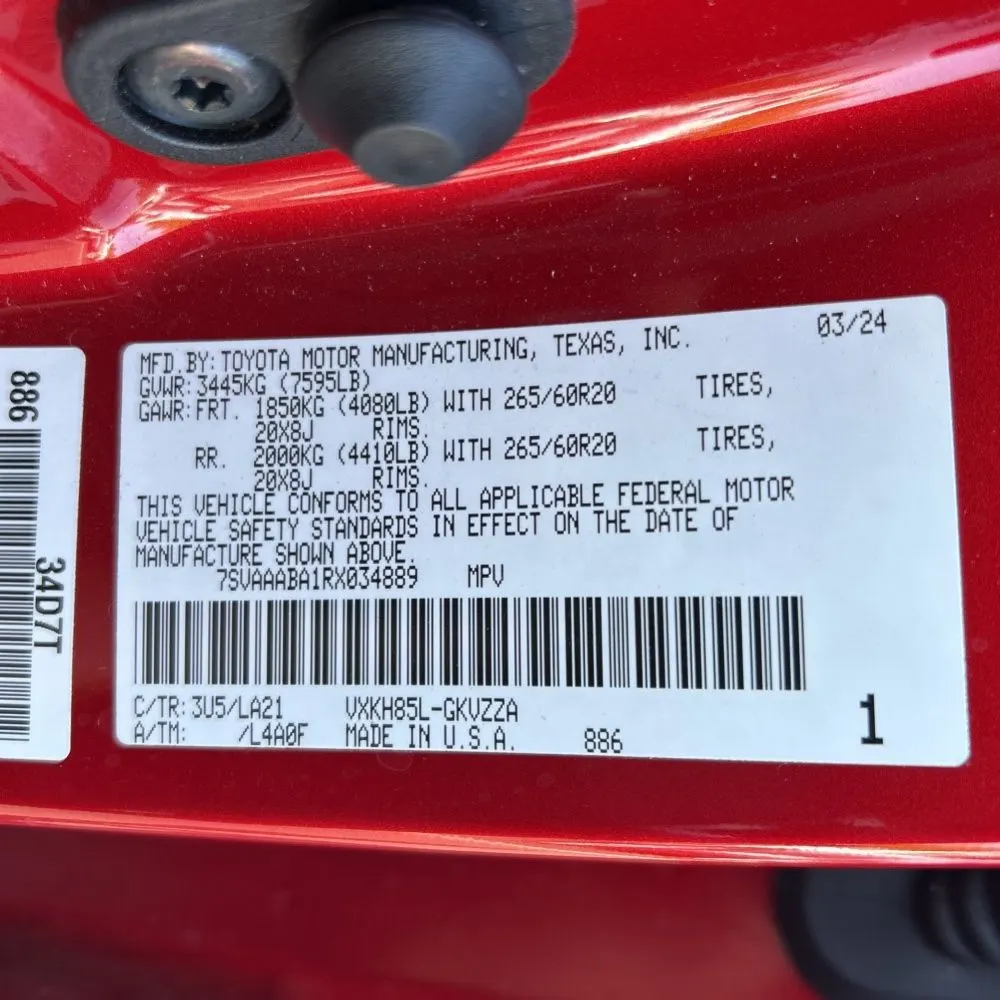2024 Toyota Sequoia Platinum
