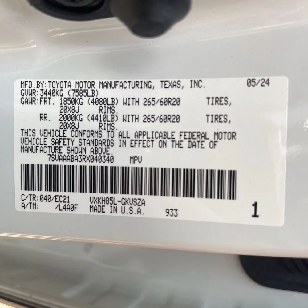 2024 Toyota Sequoia SR5