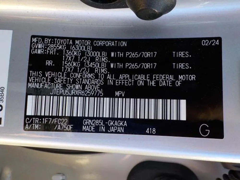 2024 Toyota 4Runner TRD Off Road