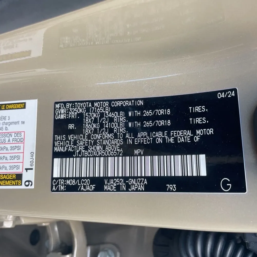 2024 Lexus GX 550 Overtrail+
