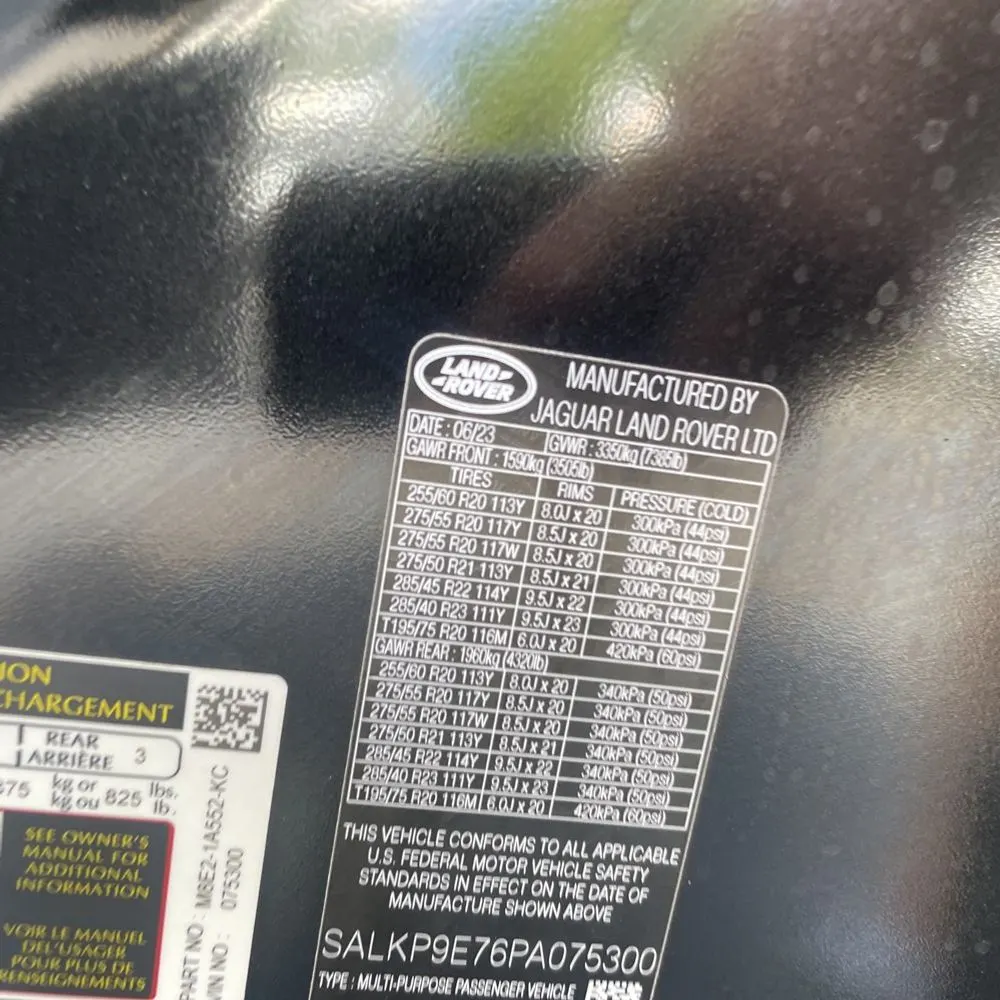 2023 Land Rover Range Rover SE