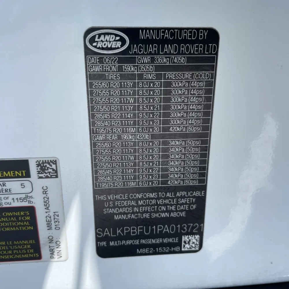 2023 Land Rover Range Rover SE