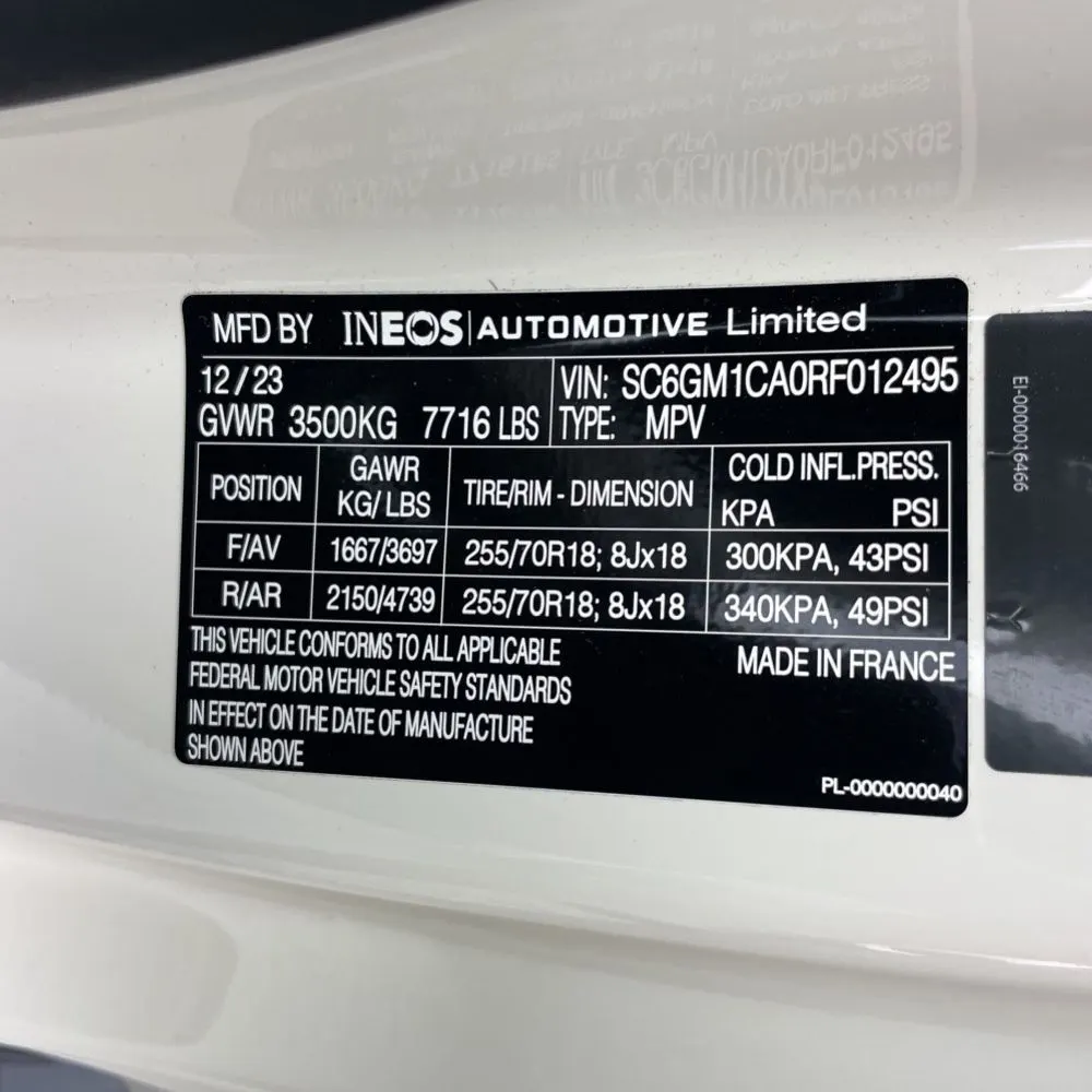 2024 INEOS Grenadier Base