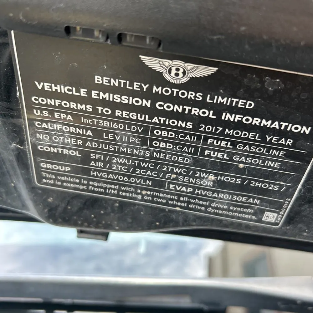 2017 Bentley Continental GT
