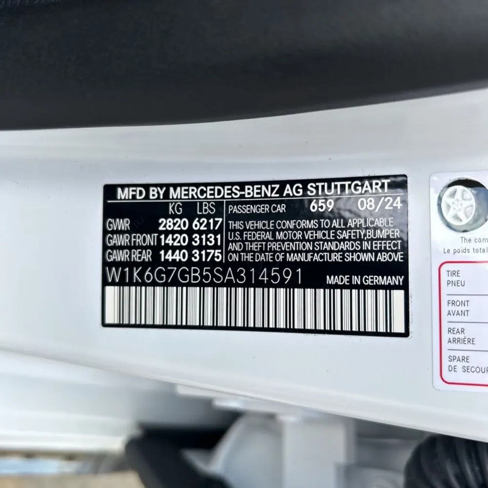 2025 Mercedes-Benz S-Class S 580 4MATIC