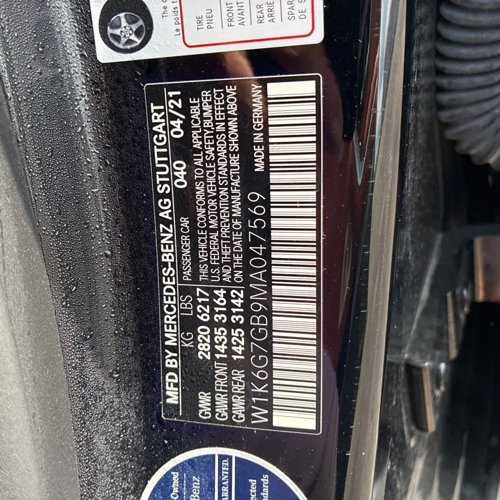 2021 Mercedes-Benz S-Class S580