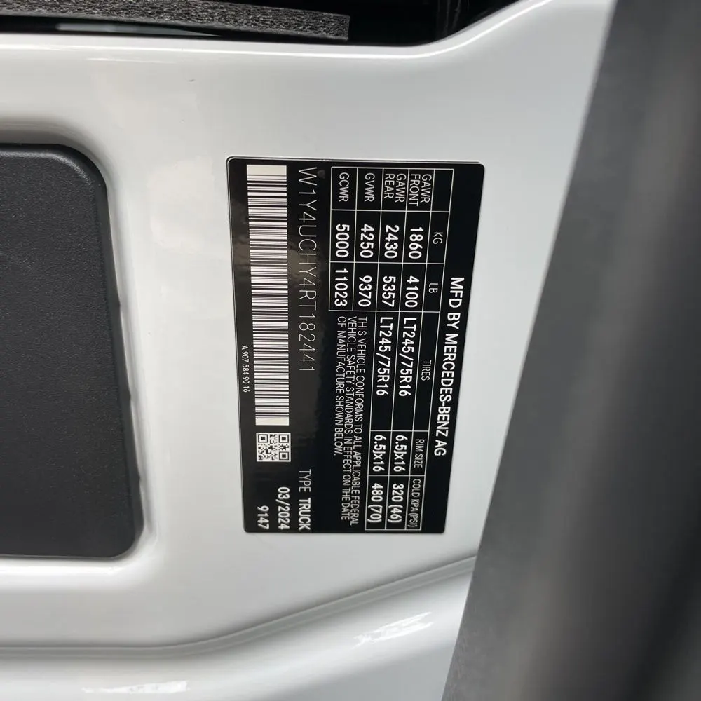 2024 Mercedes-Benz eSprinter 2500