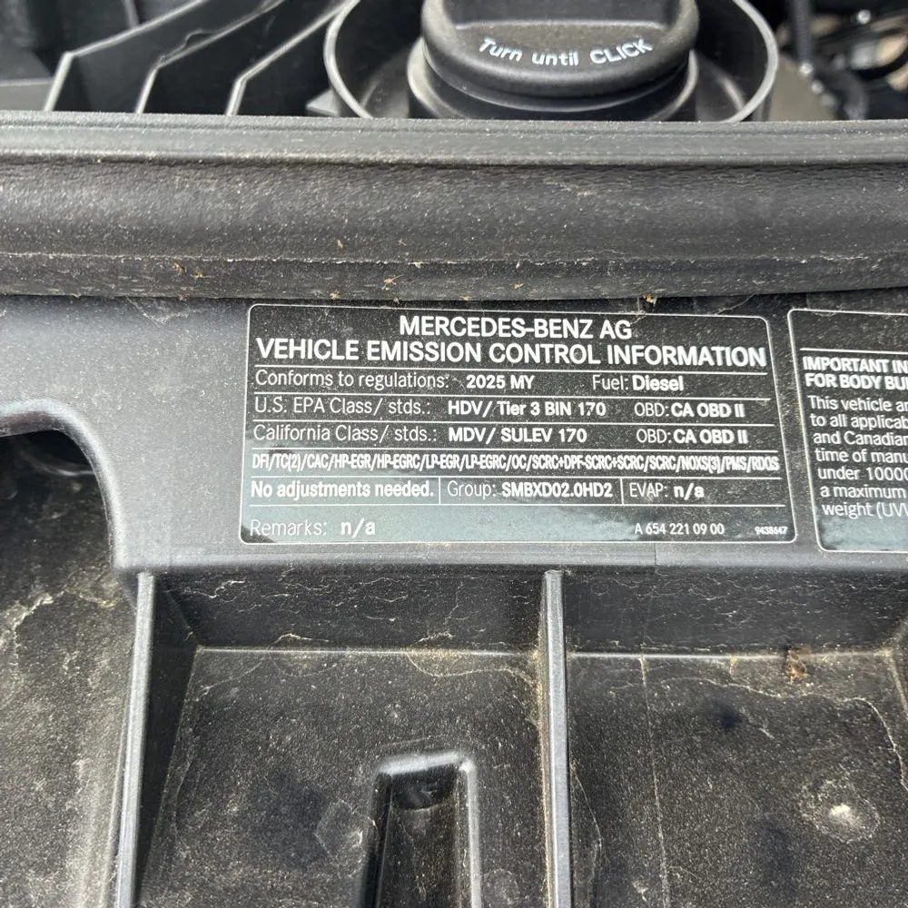 2025 Mercedes-Benz Sprinter 2500