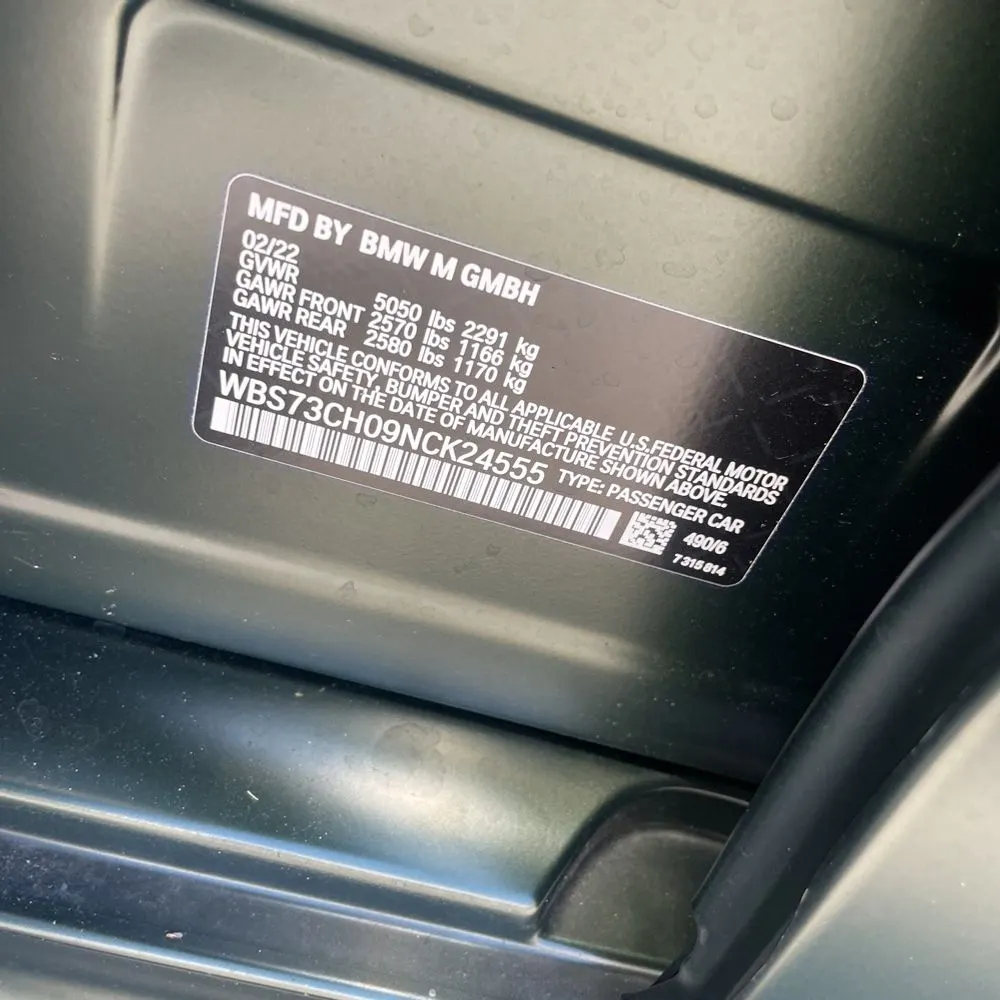 2022 BMW M5 CS
