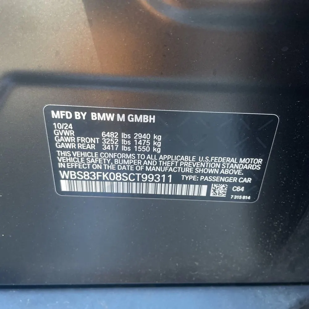 2025 BMW M5 Base