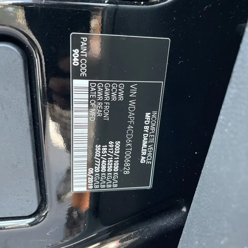 2019 Mercedes-Benz Sprinter 3500XD