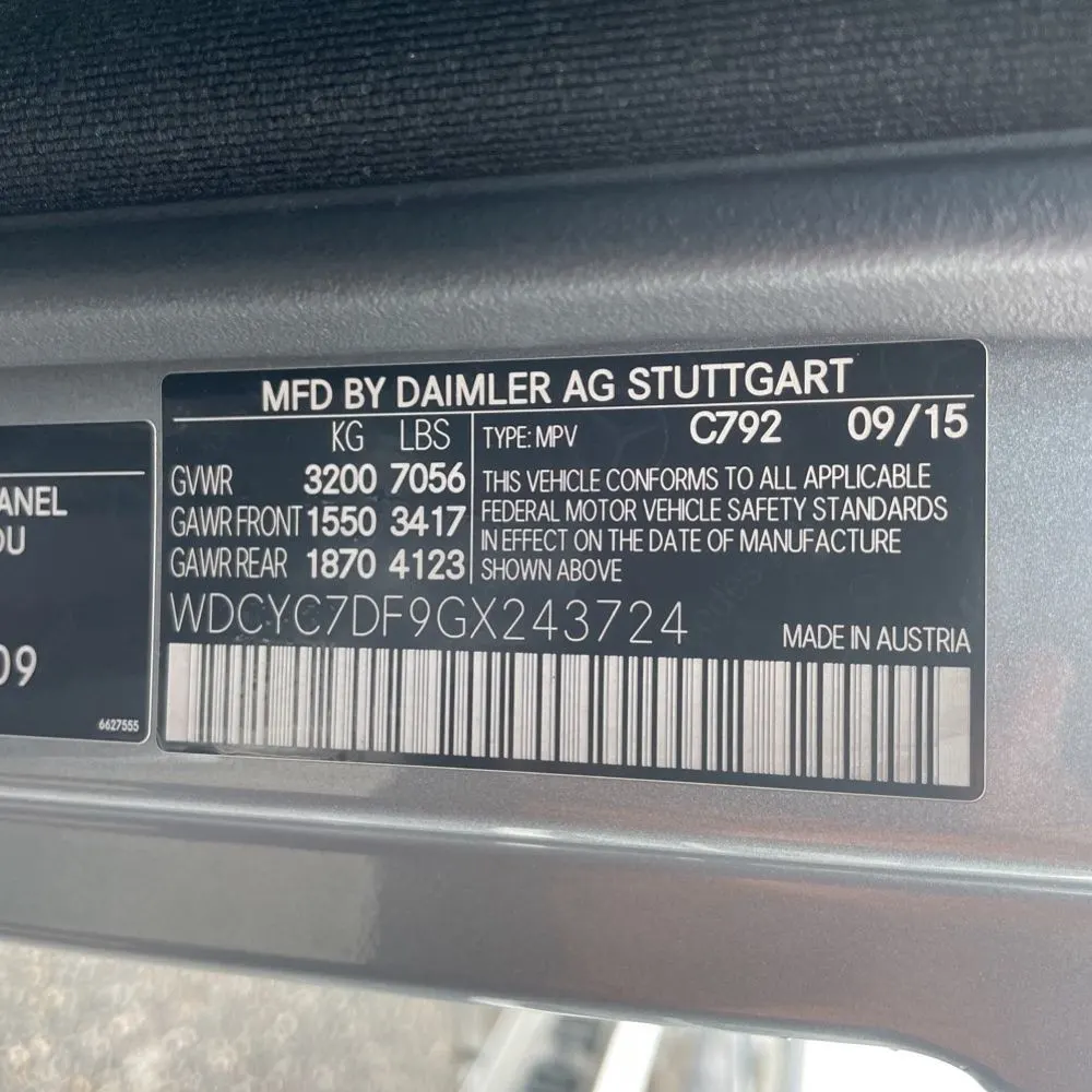 2016 Mercedes-Benz G-Class AMG G 63