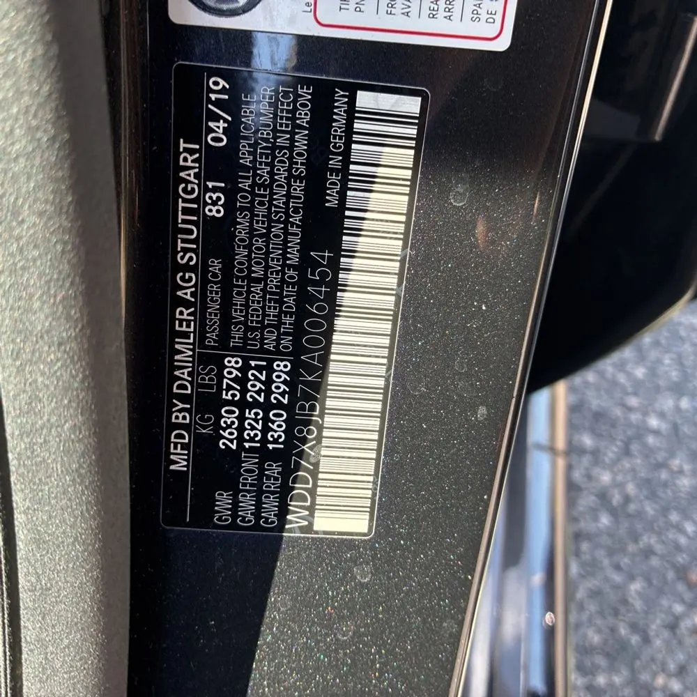 2019 Mercedes-Benz AMG GT 63