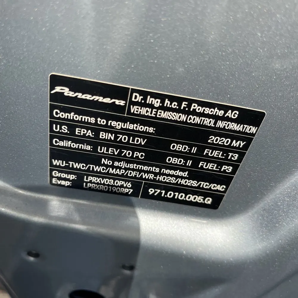 2020 Porsche Panamera Base