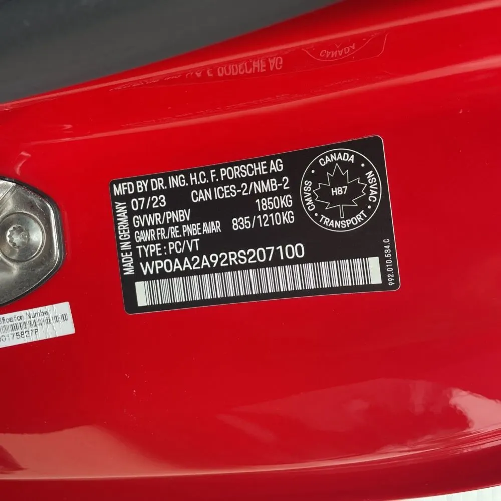 2024 Porsche 911 Carrera T