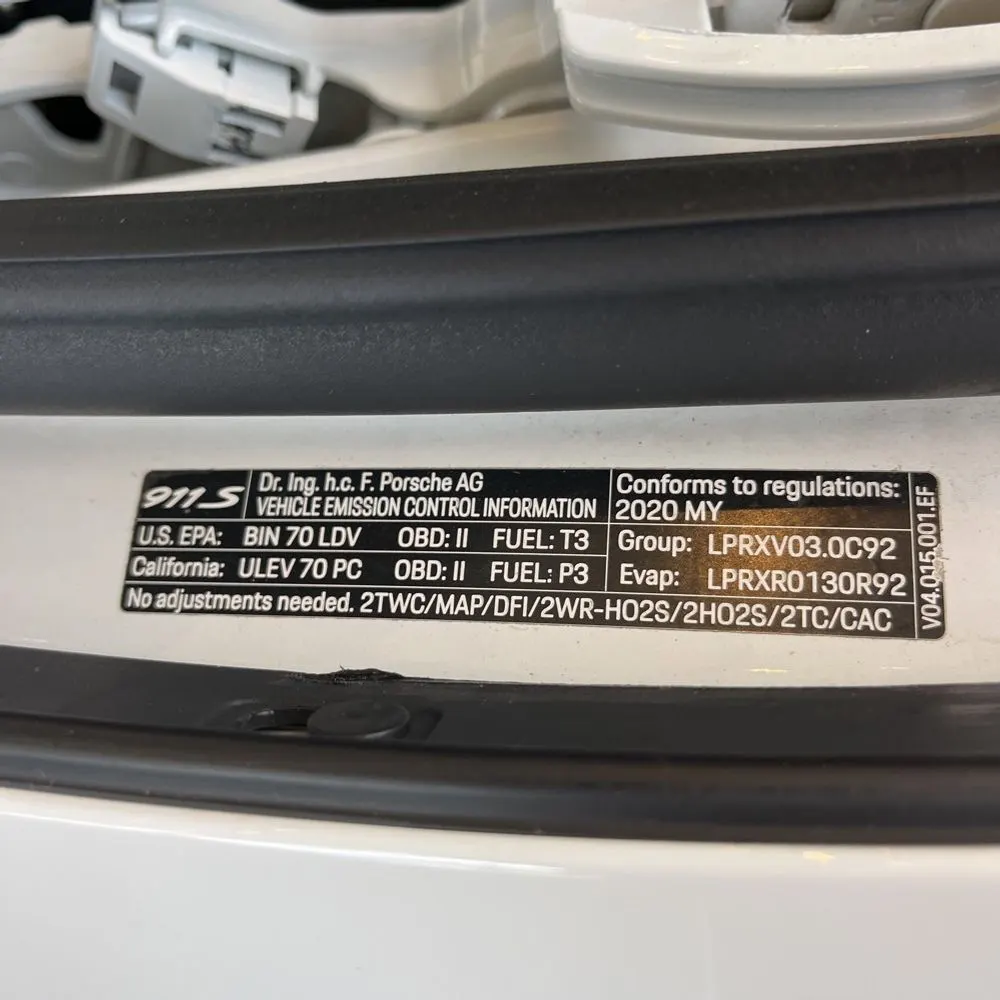 2020 Porsche 911 Carrera 4S