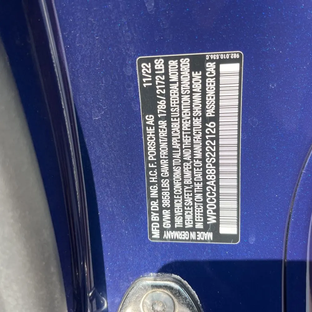 2023 Porsche 718 Boxster Spyder