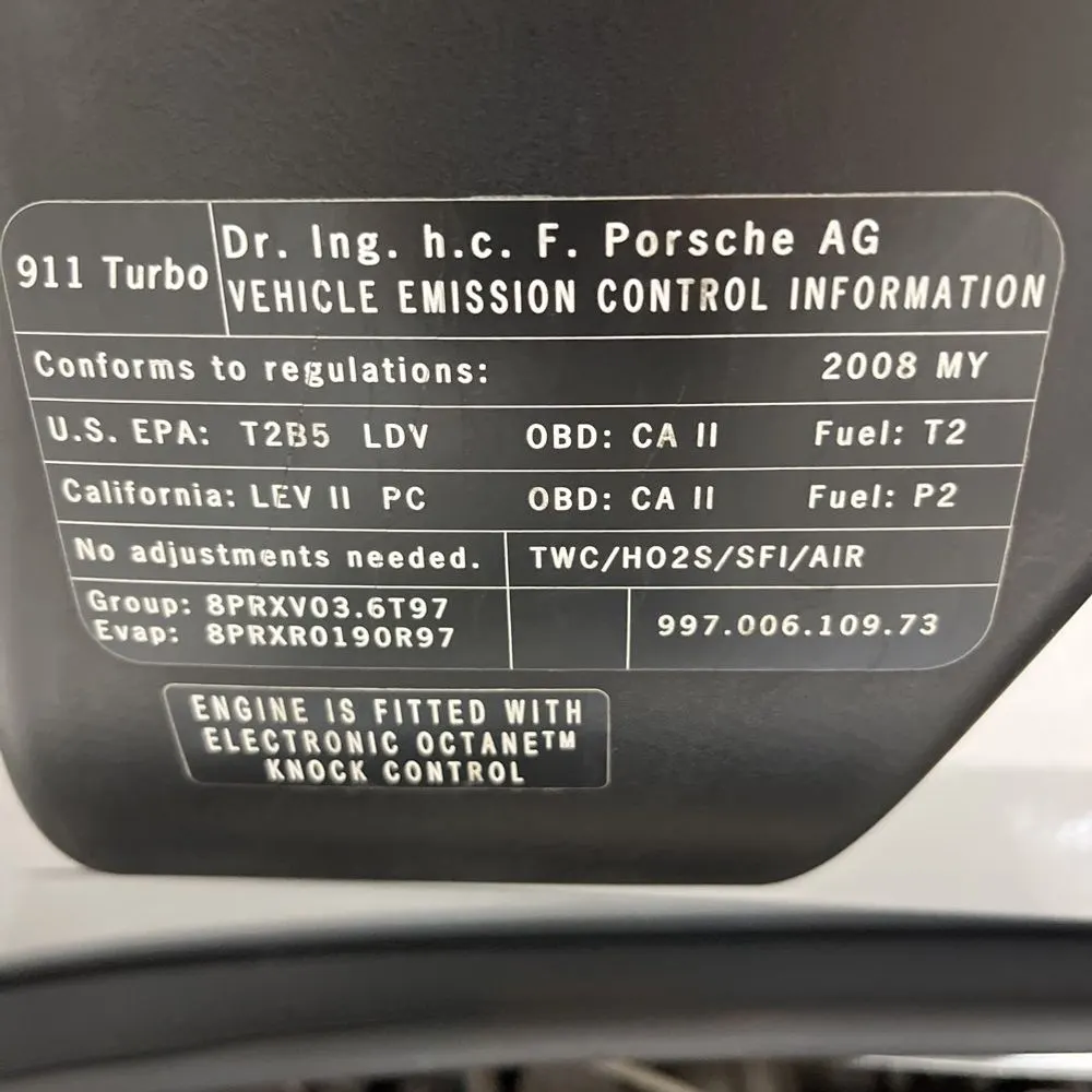 2008 Porsche 911 Turbo