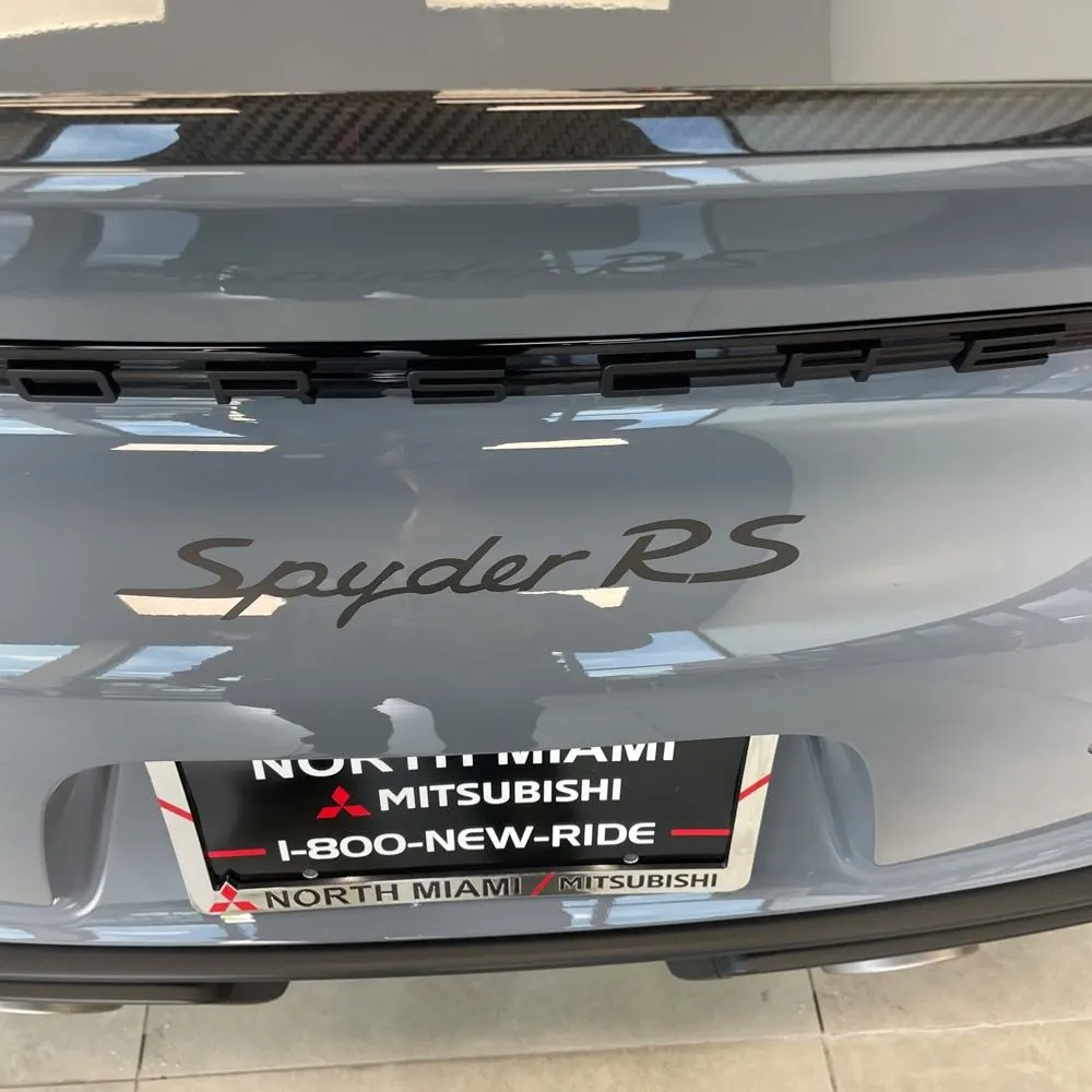 2025 Porsche 718 Boxster Spyder RS
