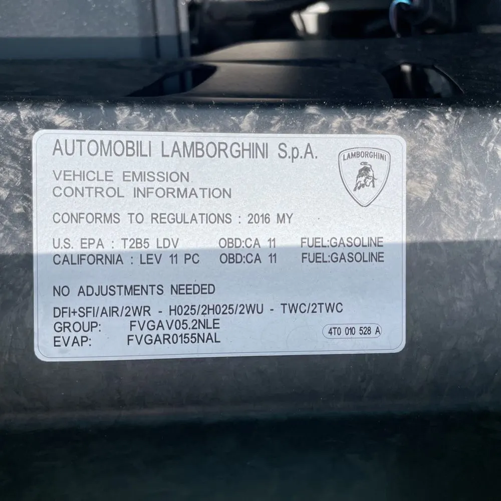 2016 Lamborghini Huracan LP 580-2