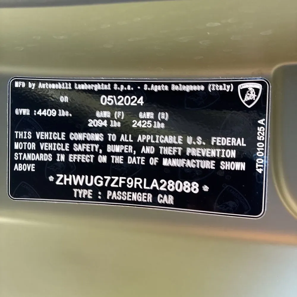 2024 Lamborghini Huracan Sterrato