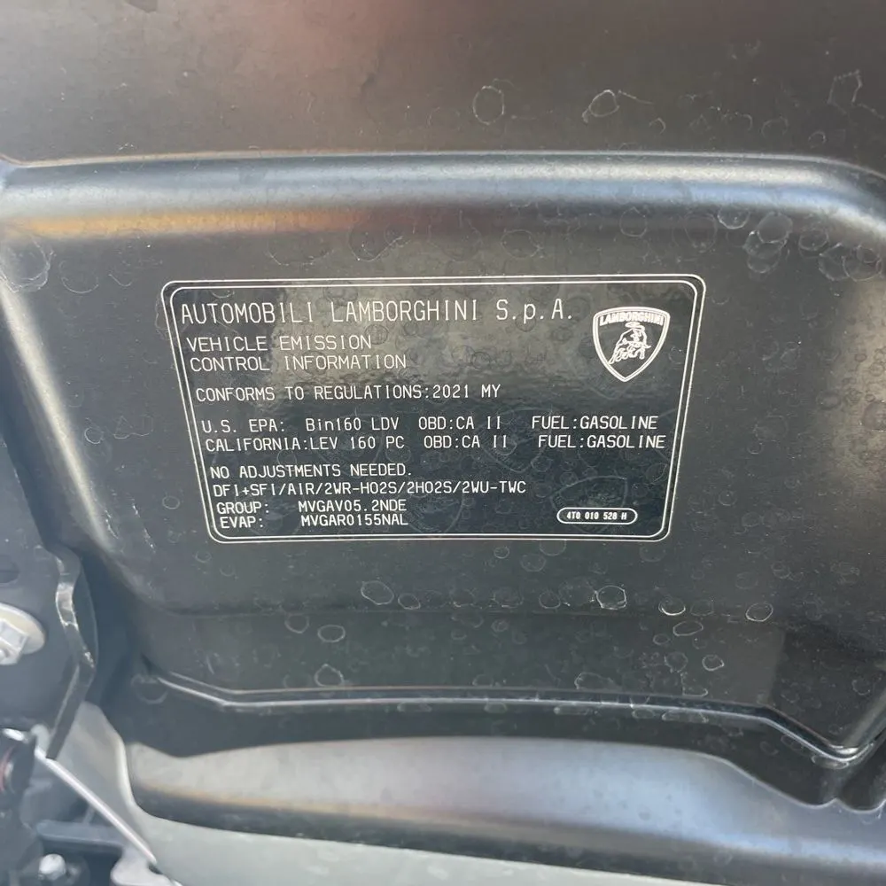 2021 Lamborghini Huracan EVO